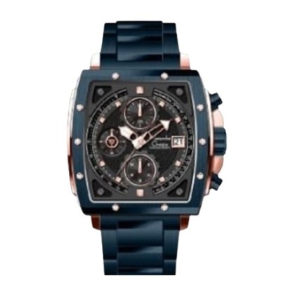 Alexandre Christie ALCW6376MCBURBU Chronograph Stainless Steel Strap Analog Men Watch